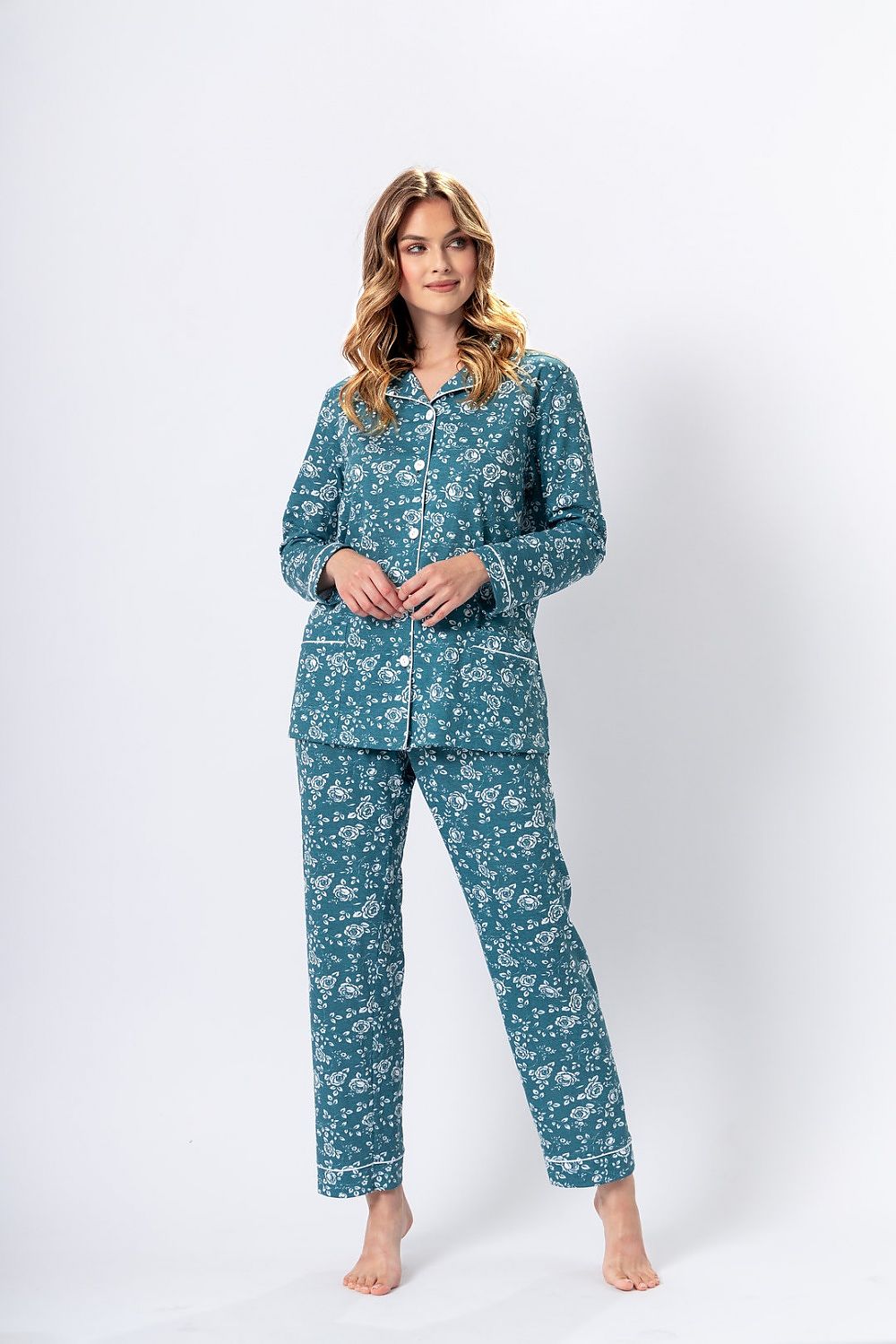 IDALO FLORAL BLUE PAJAMAS