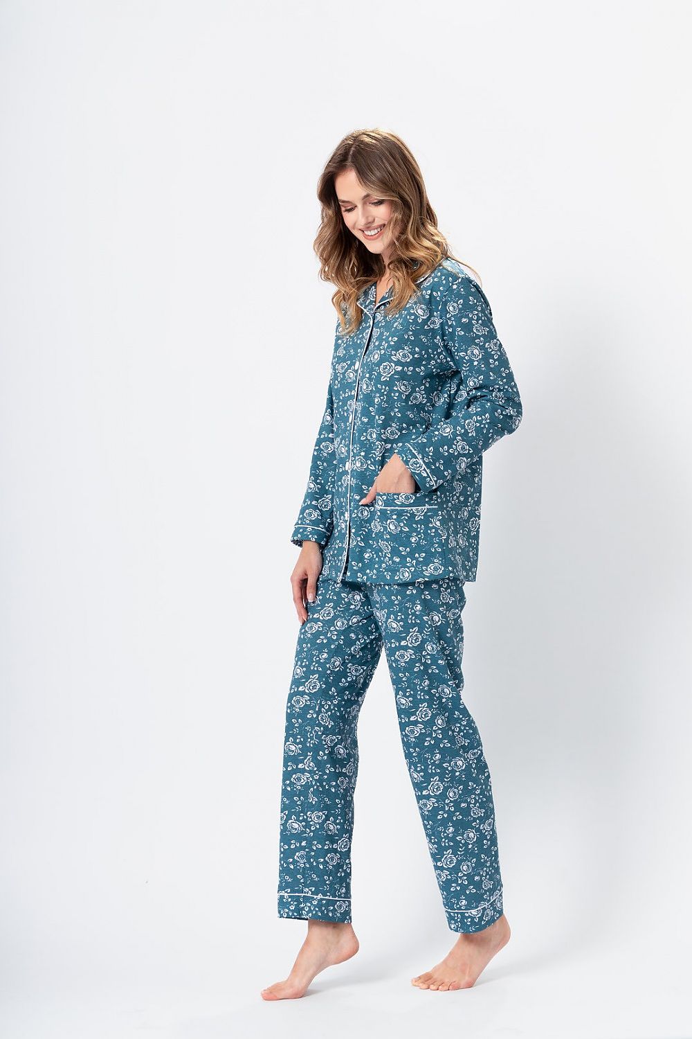 IDALO FLORAL BLUE PAJAMAS