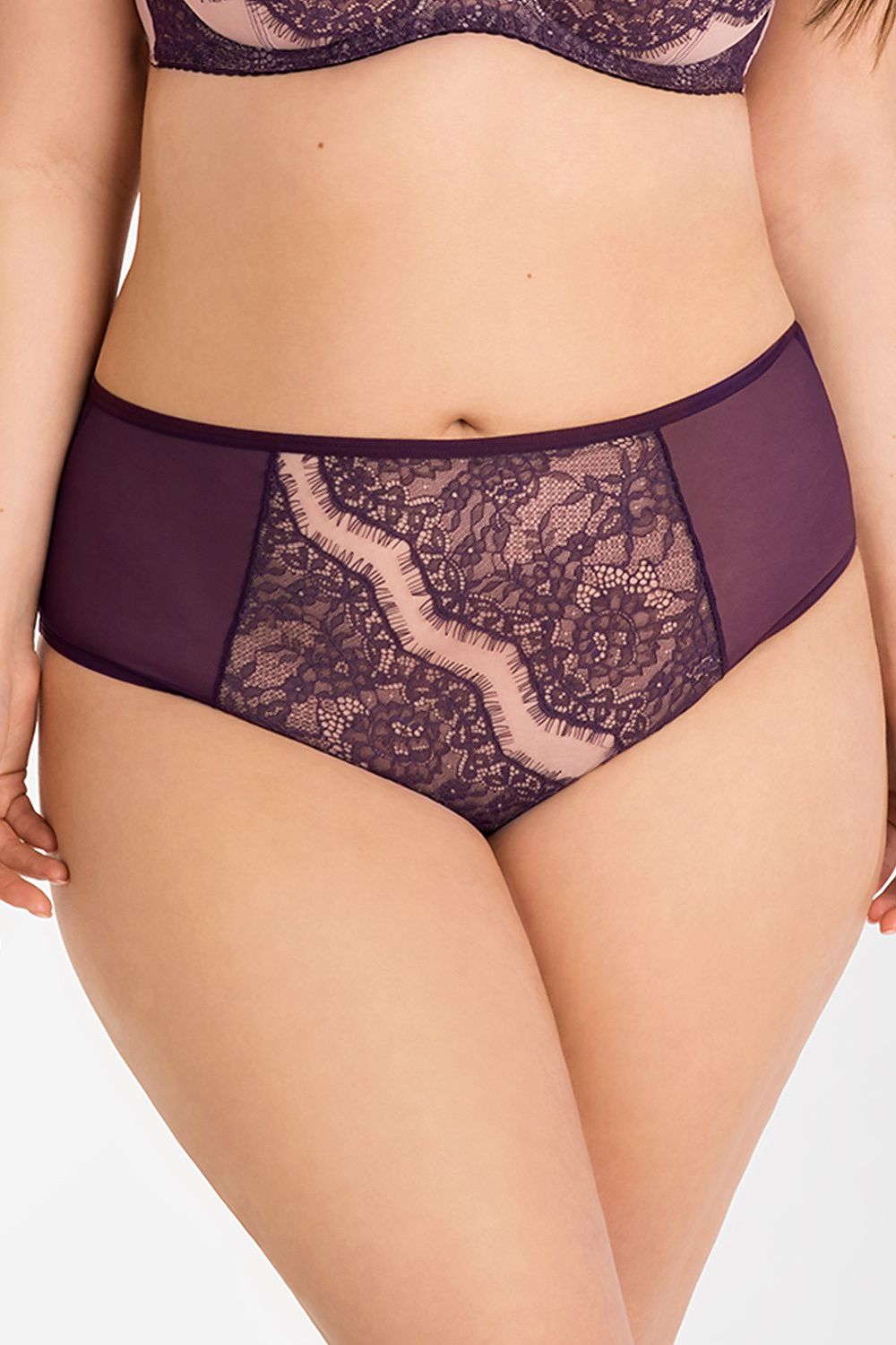 KENNA HIGH WAISTED PURPLE GARDENIA PANTS ONLY