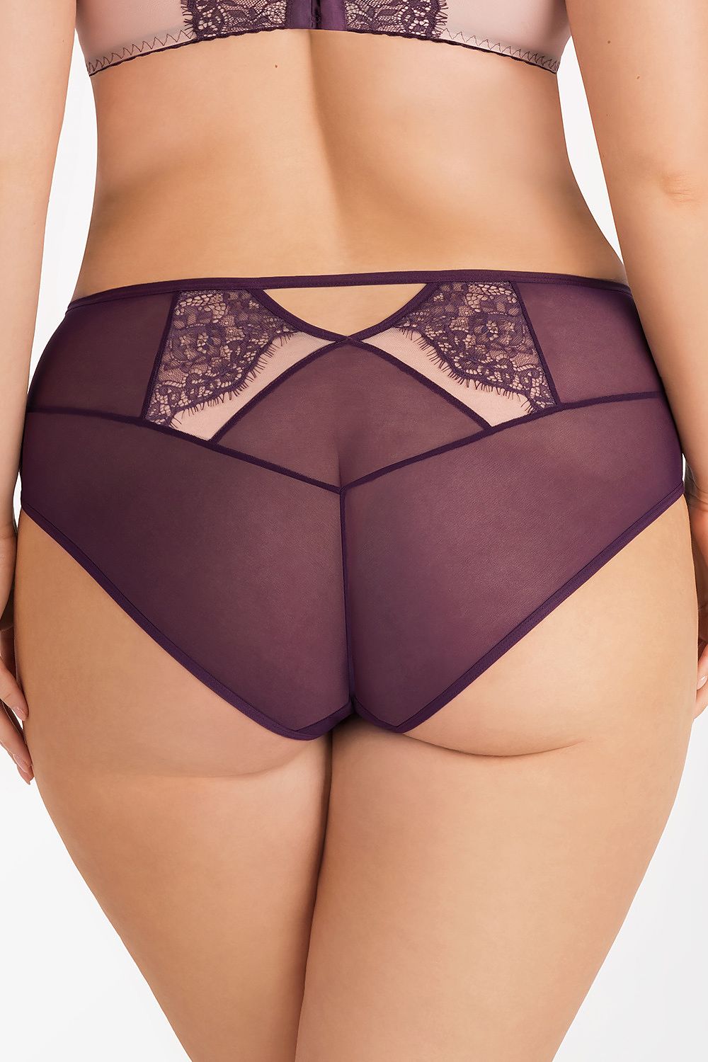 KENNA HIGH WAISTED PURPLE GARDENIA PANTS ONLY