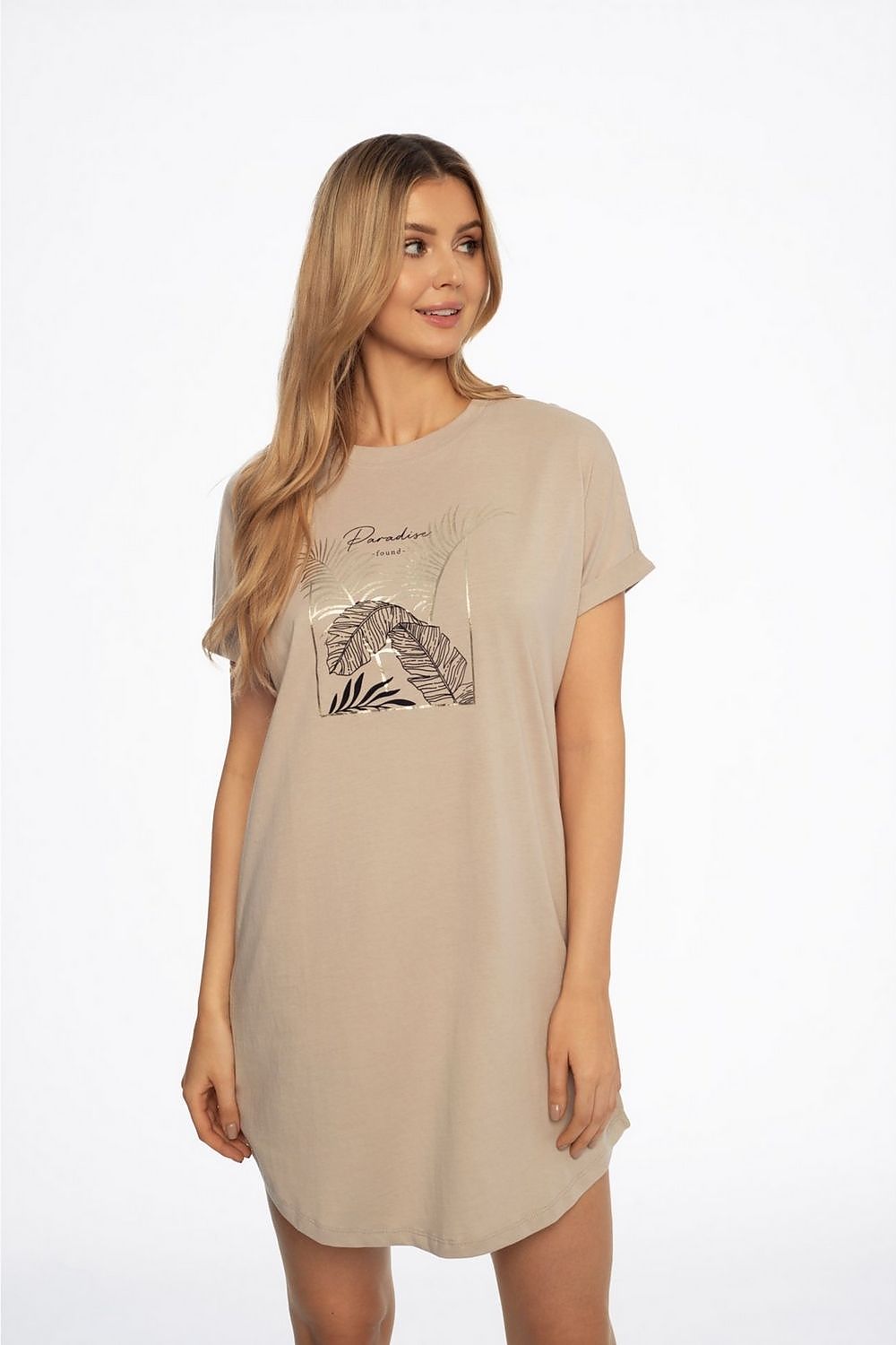 BREANNA SANDSTONE T SHIRT NIGHT DRESS