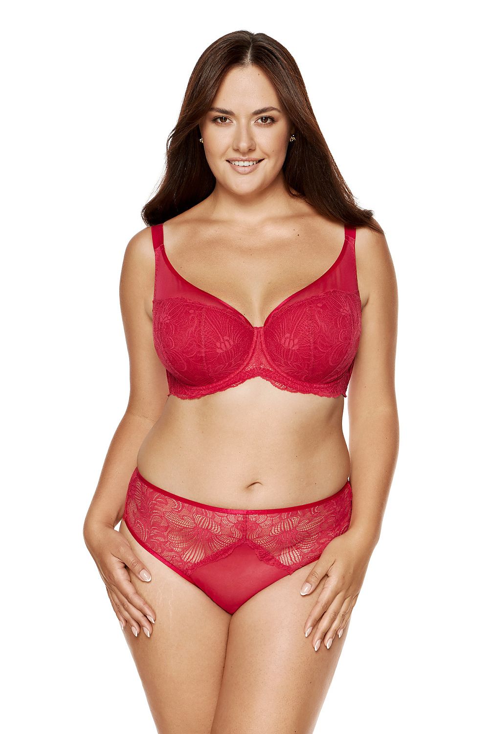 RIANNA RED LACE PADDED PANTS ONLY