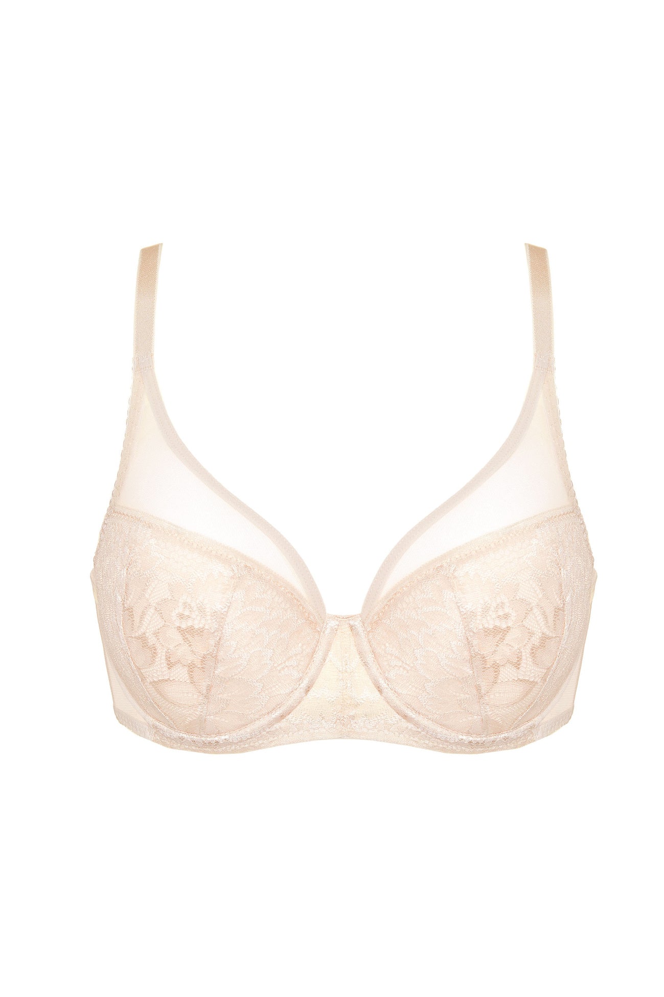 AVA NUDE SOFT FEATHER SEMI-SOFT LACE BRA
