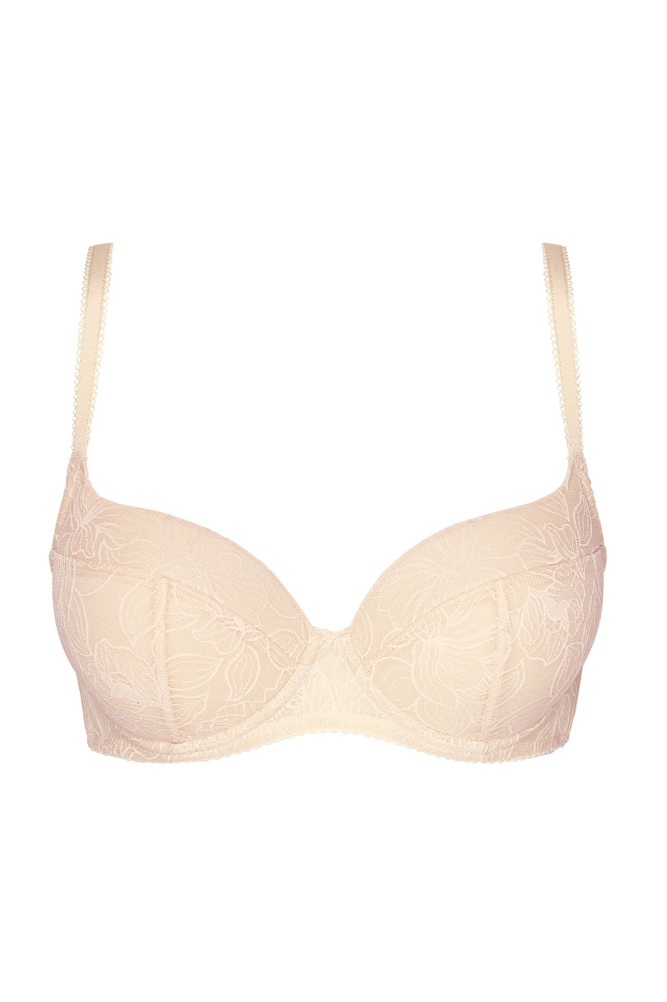 LORELL PADDED LACE BRA LUXURY CREAM LINGERIE BRA
